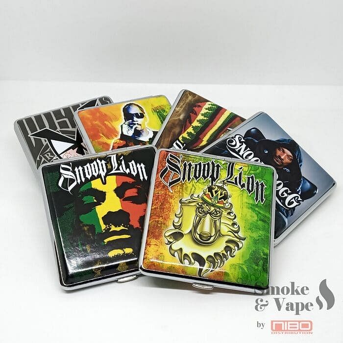 Snoop Dogg Cigarette Case Pop Up Metal - Assorted Designs 