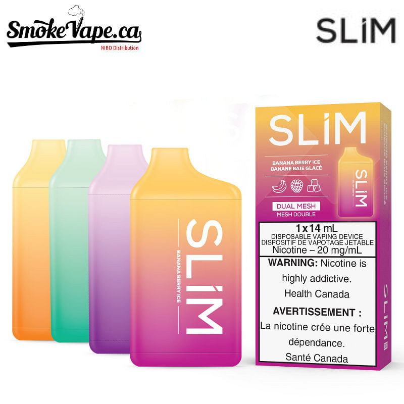 SLIM Disposable Vape 7500 puffs 20mg Nicotine Stamped